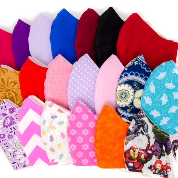 Avengers Cartoon Reusable Cloth Face Mask with Adjustable Ties - Picture 6 of 7